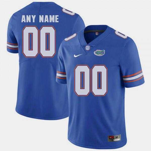 Men%27s Florida Gators Customized Royal Jersey